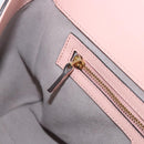 GUCCI Nim Fair Hand Bag Leather 2way Pink Gold 453767 Auth ka4024A-22
