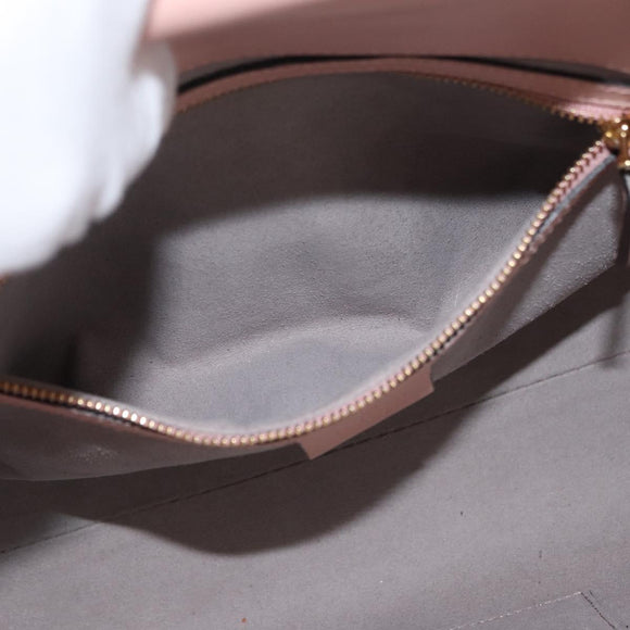 GUCCI Nim Fair Hand Bag Leather 2way Pink Gold 453767 Auth ka4024A