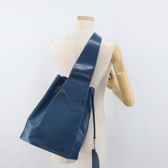 LOUIS VUITTON Epi Sac A Dos Shoulder Bag Blue M80155 LV Auth ka4025A