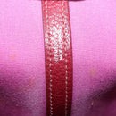 HERMES Garden Party PM Hand Bag Towar Officche Red Silver Auth ka4028-17
