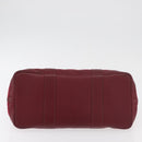 HERMES Garden Party PM Hand Bag Towar Officche Red Silver Auth ka4028-5