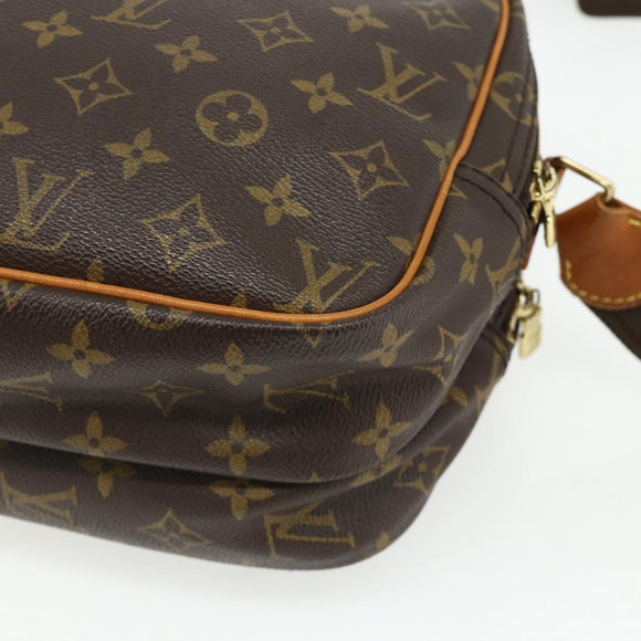 LOUIS VUITTON Monogram Reporter PM Schoudertas M45254 LV Auth ka4029