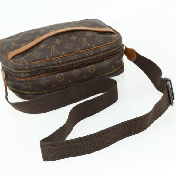 LOUIS VUITTON Monogram Reporter PM Schoudertas M45254 LV Auth ka4029