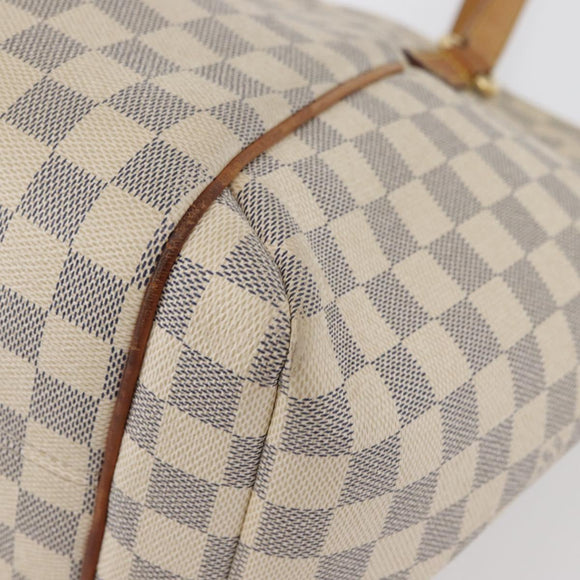 LOUIS VUITTON Damier Azur Totally MM Einkaufstasche N51262 LV Auth ka4031