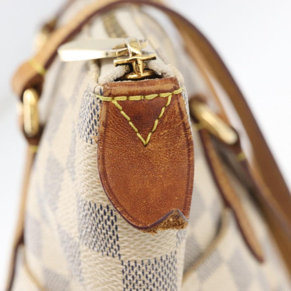 LOUIS VUITTON Damier Azur Totally MM Einkaufstasche N51262 LV Auth ka4031