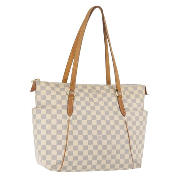 LOUIS VUITTON Damier Azur Totally MM Einkaufstasche N51262 LV Auth ka4031