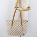 LOUIS VUITTON Damier Azur Totally MM Einkaufstasche N51262 LV Auth ka4031-24