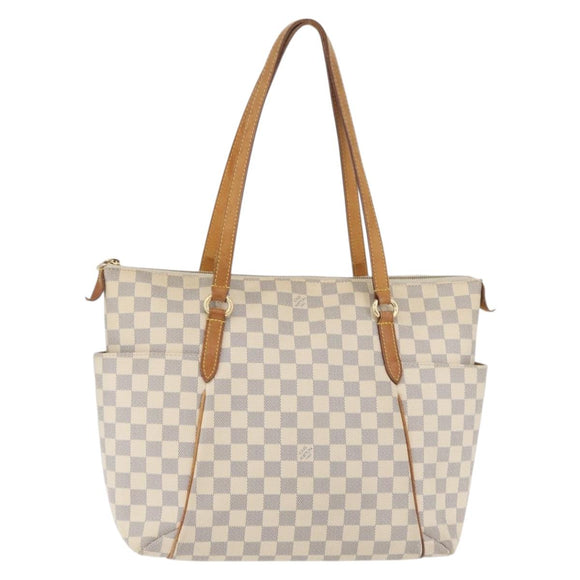 LOUIS VUITTON Damier Azur Totally MM Einkaufstasche N51262 LV Auth ka4031