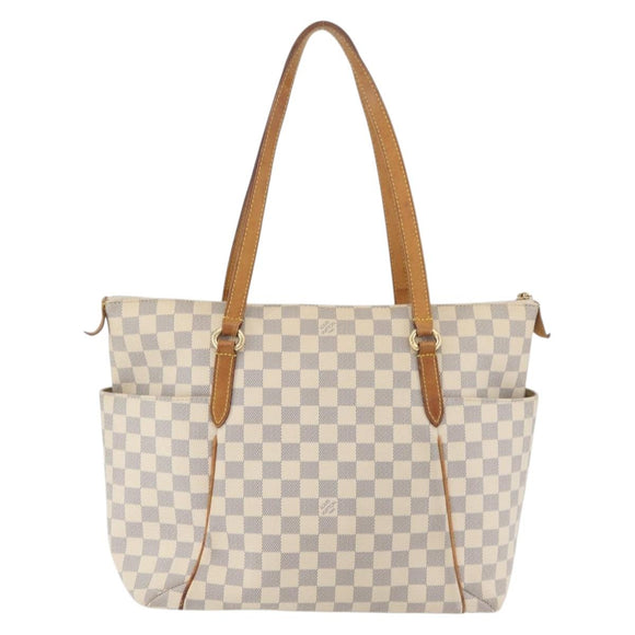 LOUIS VUITTON Damier Azur Totally MM Einkaufstasche N51262 LV Auth ka4031