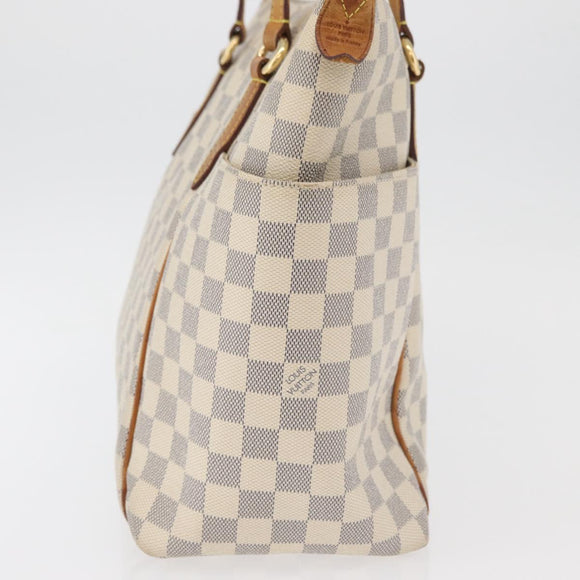 LOUIS VUITTON Damier Azur Totally MM Einkaufstasche N51262 LV Auth ka4031