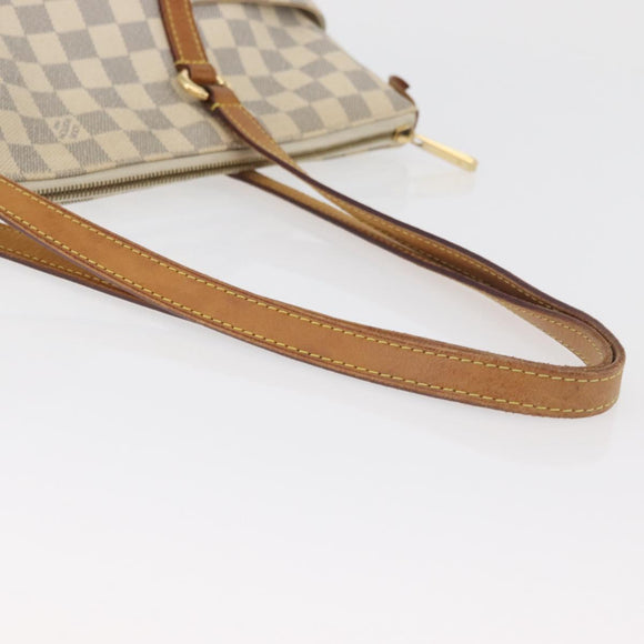 LOUIS VUITTON Damier Azur Totally MM Einkaufstasche N51262 LV Auth ka4031