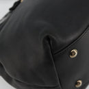 Salvatore Ferragamo Hand Bag Patent leather Black Gold Auth ka4036-11