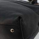 Salvatore Ferragamo Hand Bag Patent leather Black Gold Auth ka4036-12