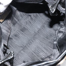 Salvatore Ferragamo Hand Bag Patent leather Black Gold Auth ka4036-17