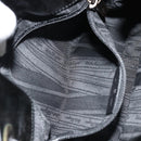 Salvatore Ferragamo Hand Bag Patent leather Black Gold Auth ka4036-21