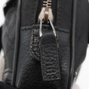 GUCCI GG Canvas Waist bag Nylon Leather Outlet Black Silver 336672 Auth ka4037-14