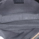 GUCCI GG Canvas Waist bag Nylon Leather Outlet Black Silver 336672 Auth ka4037-17