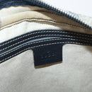 GUCCI GG Supreme Shoulder Bag PVC Navy Silver 201448 Auth ka4041-19