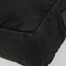 PRADA Shoulder Bag Nylon Black Silver Auth ka4043-14