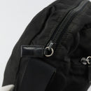 PRADA Shoulder Bag Nylon Black Silver Auth ka4043-9