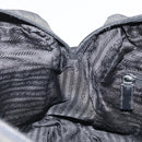 PRADA Shoulder Bag Nylon Black Silver Auth ka4043-21