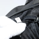 PRADA Shoulder Bag Nylon Black Silver Auth ka4043-12