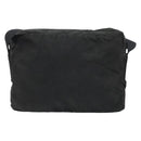 PRADA Shoulder Bag Nylon Black Silver Auth ka4043-2