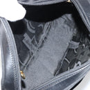 Salvatore Ferragamo Vala Shoulder Bag Leather Black Gold Auth ka4046-11