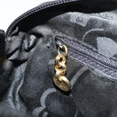 Salvatore Ferragamo Vala Shoulder Bag Leather Black Gold Auth ka4046-20