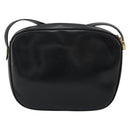 Salvatore Ferragamo Vala Shoulder Bag Leather Black Gold Auth ka4046-2