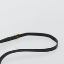 Salvatore Ferragamo Vala Shoulder Bag Leather Black Gold Auth ka4046-8