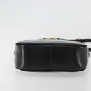 Salvatore Ferragamo Vala Shoulder Bag Leather Black Gold Auth ka4046-5