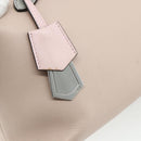 FENDI By The Way Shoulder Bag Leather 2way Beige Silver Auth ka4047A-20