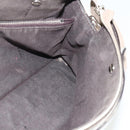 FENDI By The Way Shoulder Bag Leather 2way Beige Silver Auth ka4047A-22