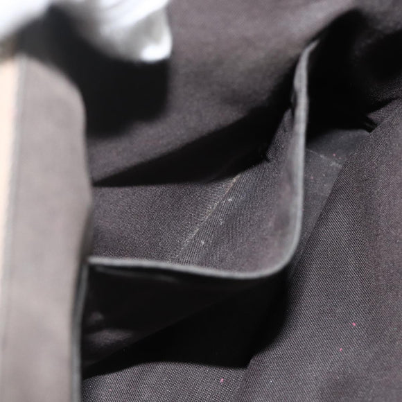 FENDI By The Way Shoulder Bag Leather 2way Beige Silver Auth ka4047A