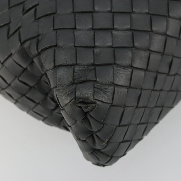 BOTTEGA VENETA INTRECCIATO Hand Bag Leather 2way Gray Auth ka4049