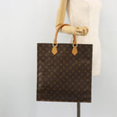 LOUIS VUITTON Monogram Sac Plat Hand Bag M51140 LV Auth ka4051-23