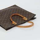 LOUIS VUITTON Monogram Sac Plat Hand Bag M51140 LV Auth ka4051-6