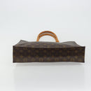 LOUIS VUITTON Monogram Sac Plat Hand Bag M51140 LV Auth ka4051-5