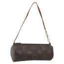 LOUIS VUITTON Monogram Papillon Pouch LV Auth ka4052-1
