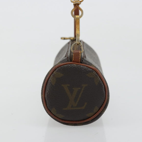 LOUIS VUITTON Monogram Papillon Pouch LV Auth ka4052