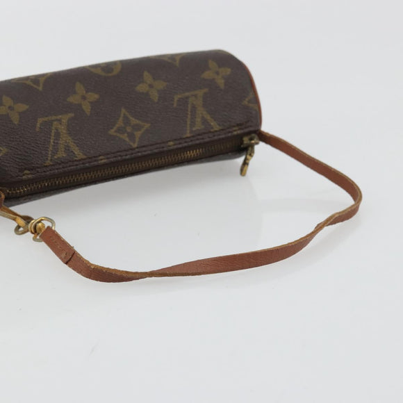 LOUIS VUITTON Monogram Papillon Pouch LV Auth ka4052