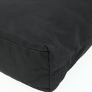 PRADA Tote Bag Nylon Black Silver Auth ka4054-9