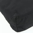 PRADA Tote Bag Nylon Black Silver Auth ka4054-14