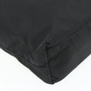 PRADA Tote Bag Nylon Black Silver Auth ka4054-16