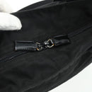 PRADA Tote Bag Nylon Black Silver Auth ka4054-10