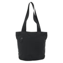 PRADA Tote Bag Nylon Black Silver Auth ka4054-2