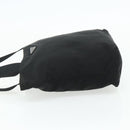 PRADA Tote Bag Nylon Black Silver Auth ka4054-3