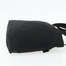 PRADA Tote Bag Nylon Black Silver Auth ka4054-4