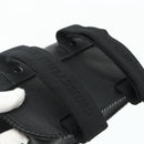Christian Dior Saddle Arm Pouch Cactus Jack Leather Black Silver Auth ka4066A-8